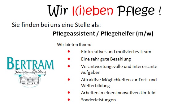 Stellenanzeige